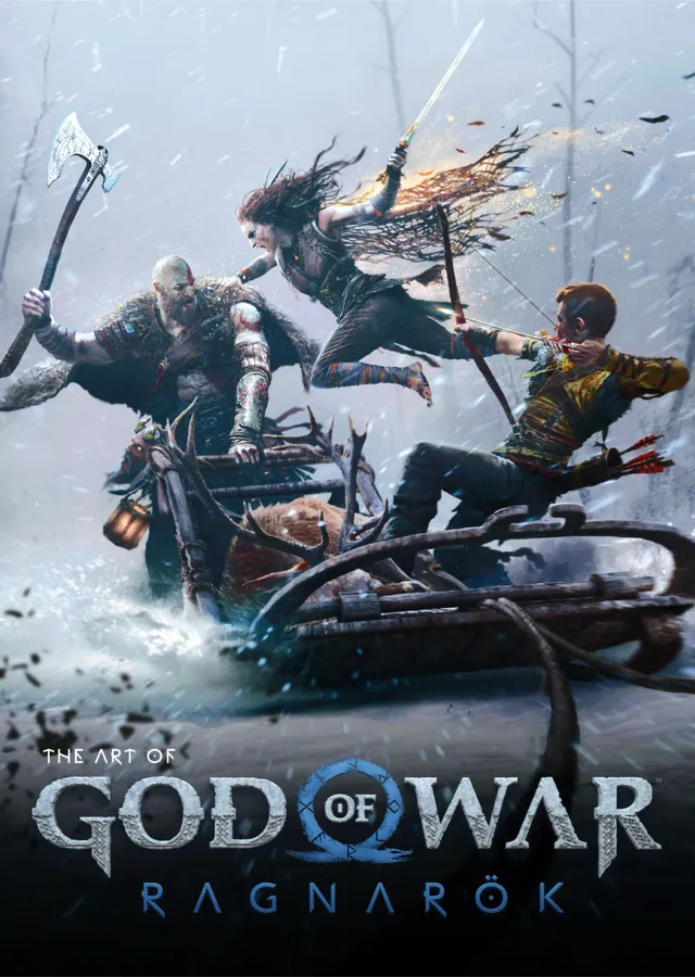 God of War Ragnarök: Kızak metal tablo