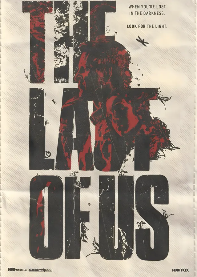 The Last of Us: Kalın Tipografi metal tablo