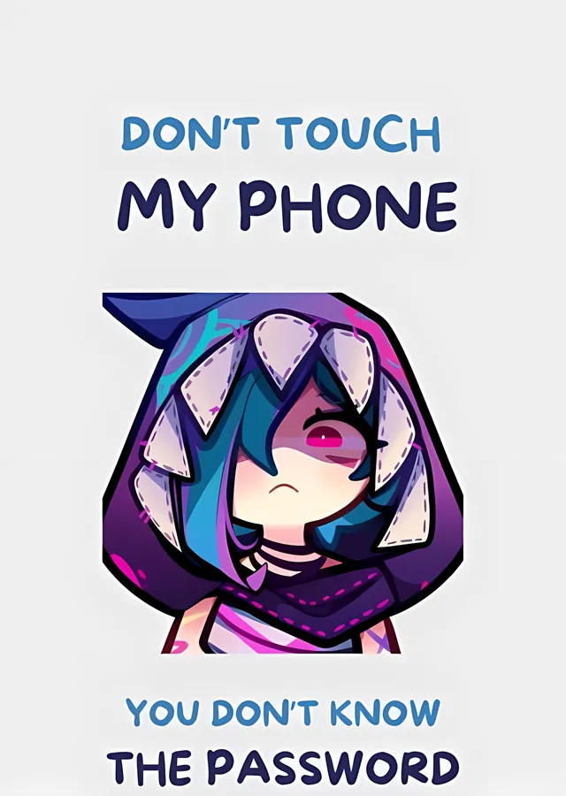 Don't Touch My Phone: Chibi metal tablo