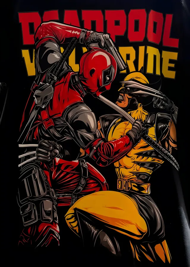 Deadpool ve Wolverine: Karşı Karşıya metal tablo