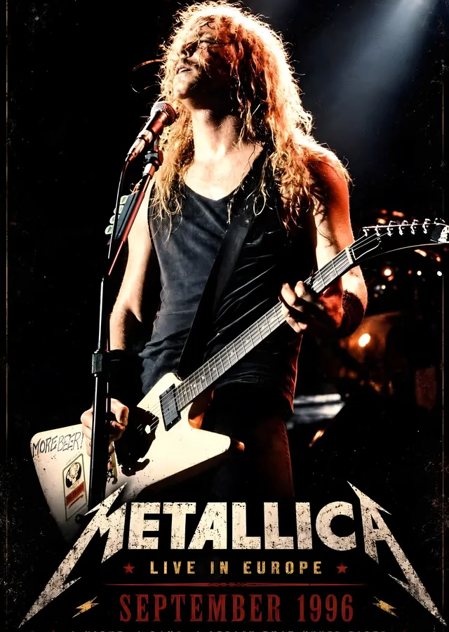 Metallica: Live in Europe 1996 metal tablo