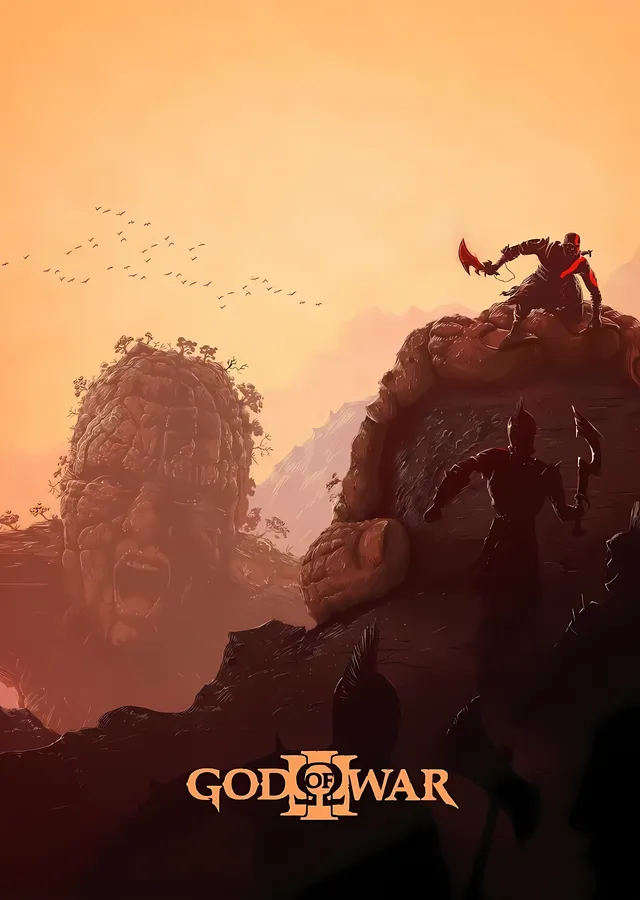 God of War: Turuncu Vadi metal tablo