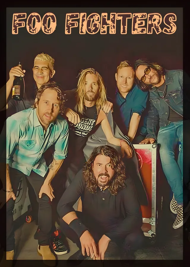 Foo Fighters: Kadro metal tablo