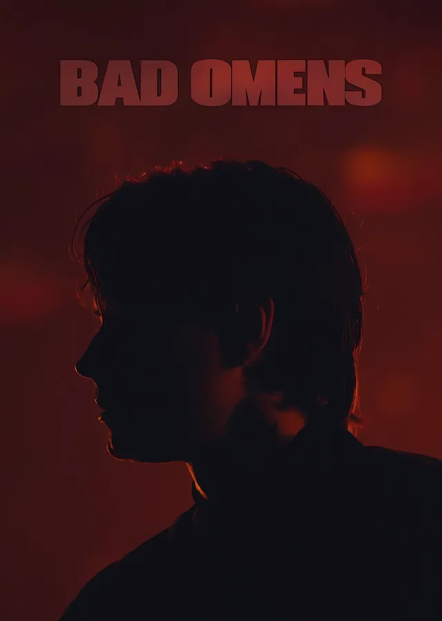Bad Omens - Siluet metal tablo