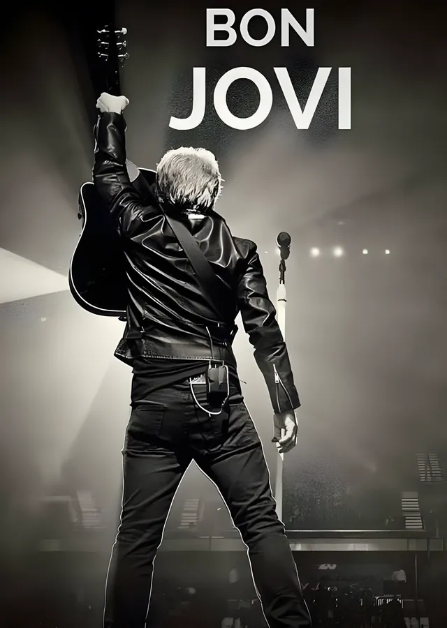 Bon Jovi: Gitarı Havada metal tablo
