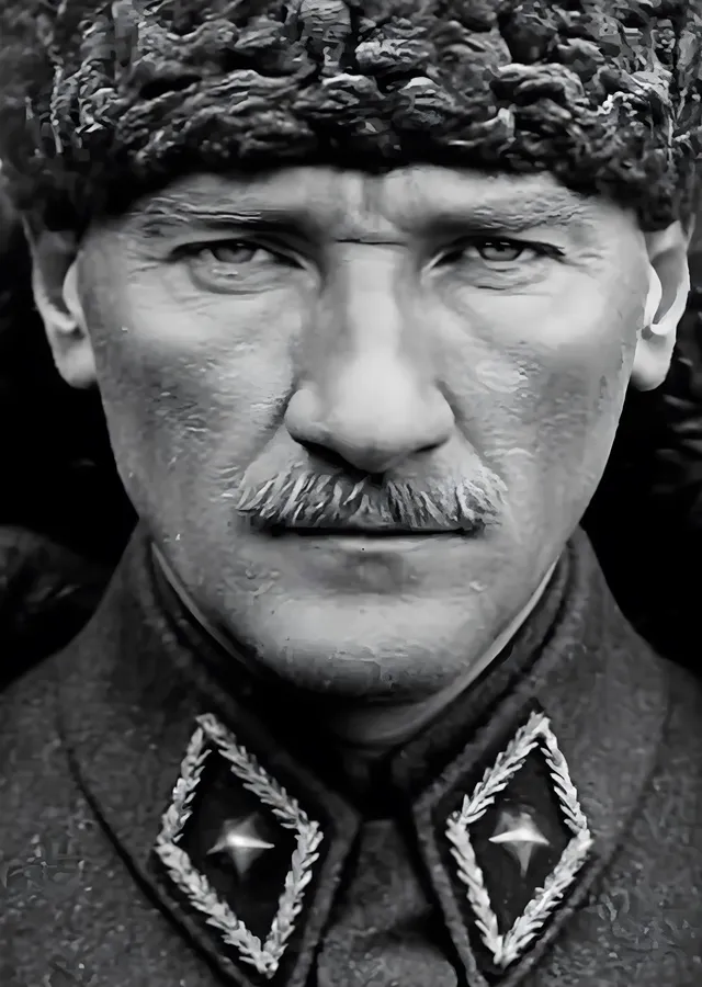 Atatürk: Başbuğ metal tablo