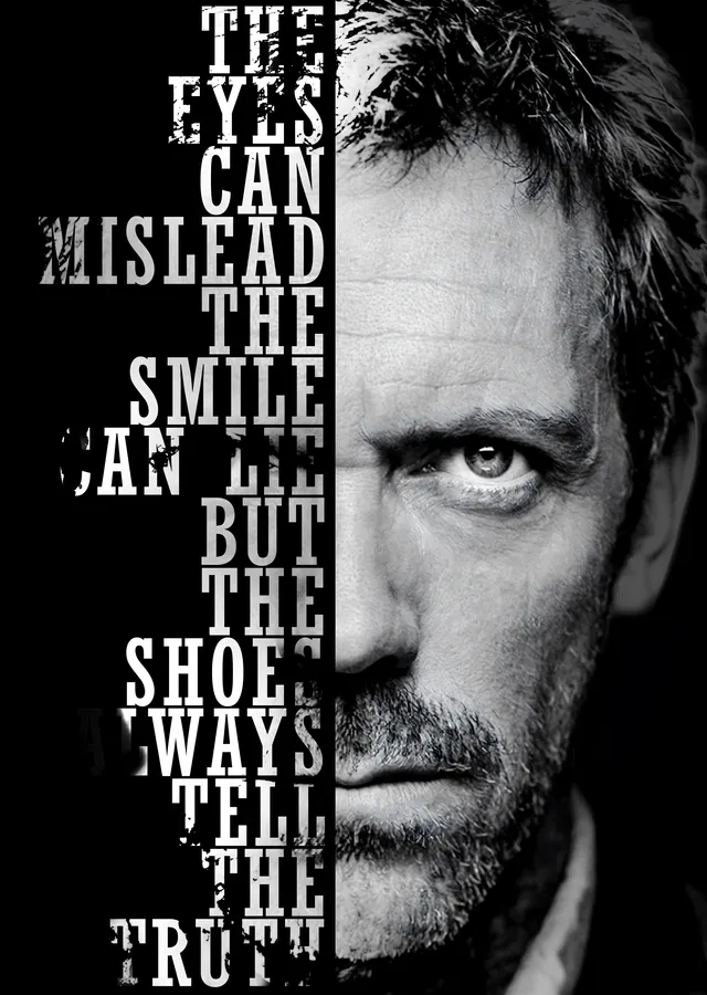Dr. House: Ayaklar Gerçeği Anlatır metal tablo