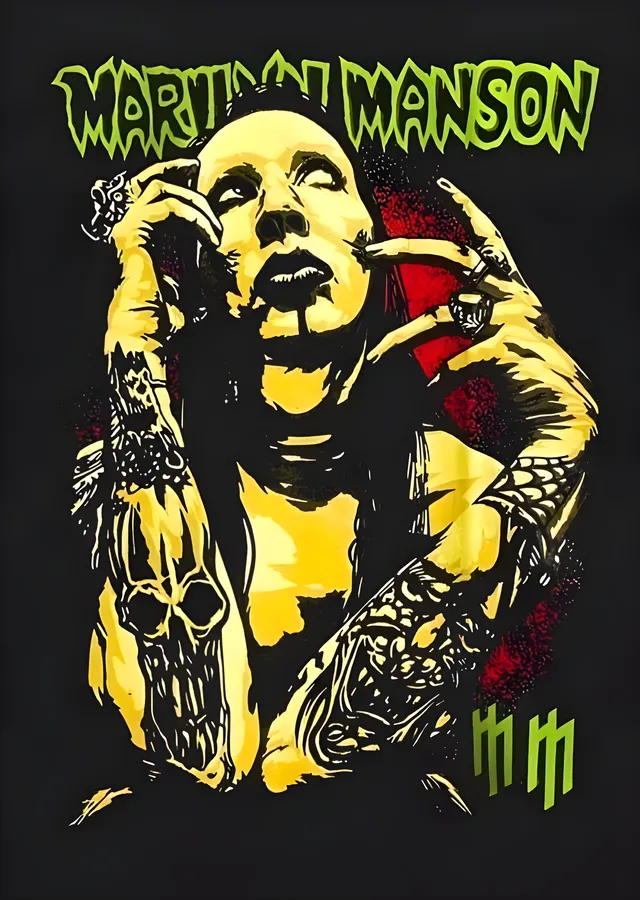 Marilyn Manson: Şok Rock İkonu metal tablo