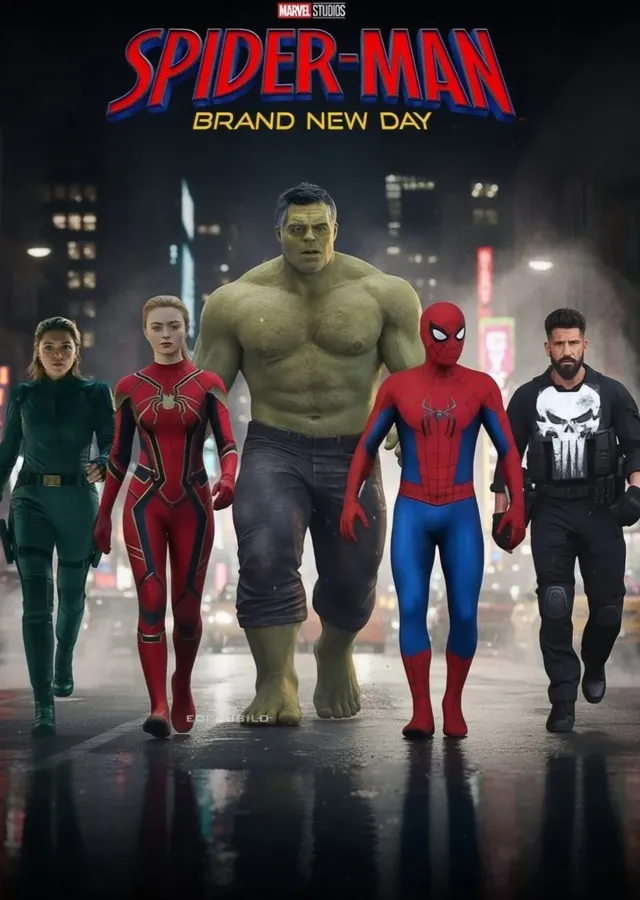 Spider-Man: Kahramanlar Yürüyüşü metal tablo