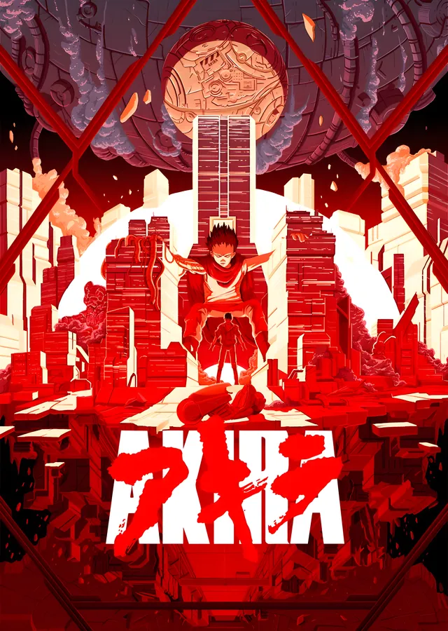 Akira: Kızıl Neo Tokyo metal tablo