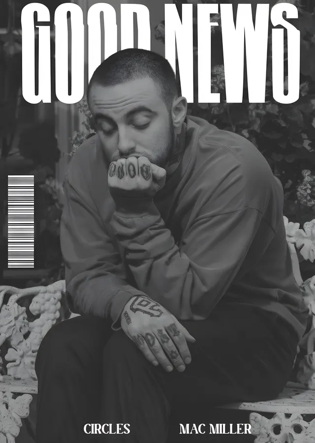 Mac Miller: Good News metal tablo