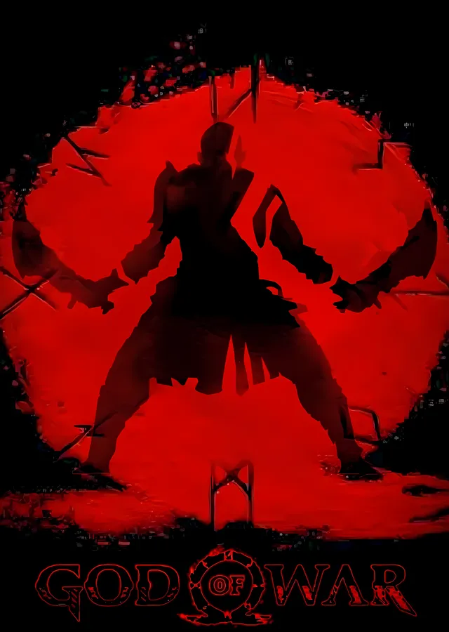 God of War: Kızıl Daire metal tablo