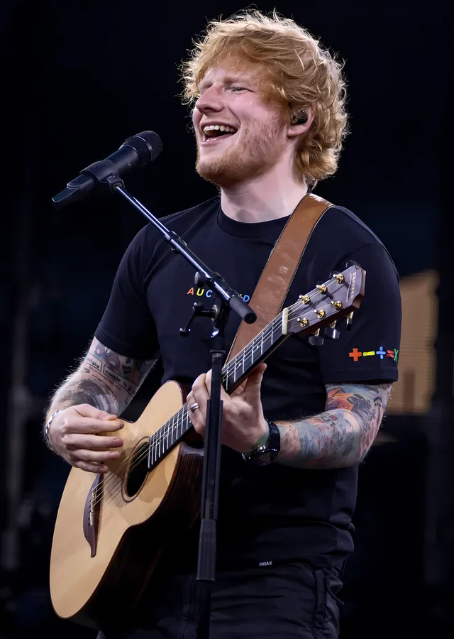 Ed Sheeran: Mathematics Tour metal tablo