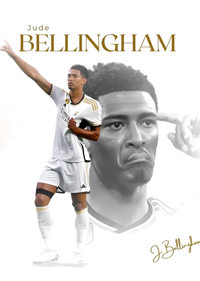 Bellingham: Beyaz Forma metal tablo
