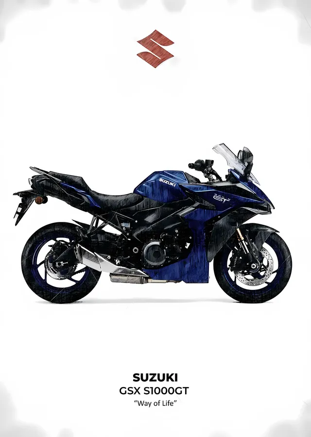 Suzuki GSX-S1000GT metal tablo