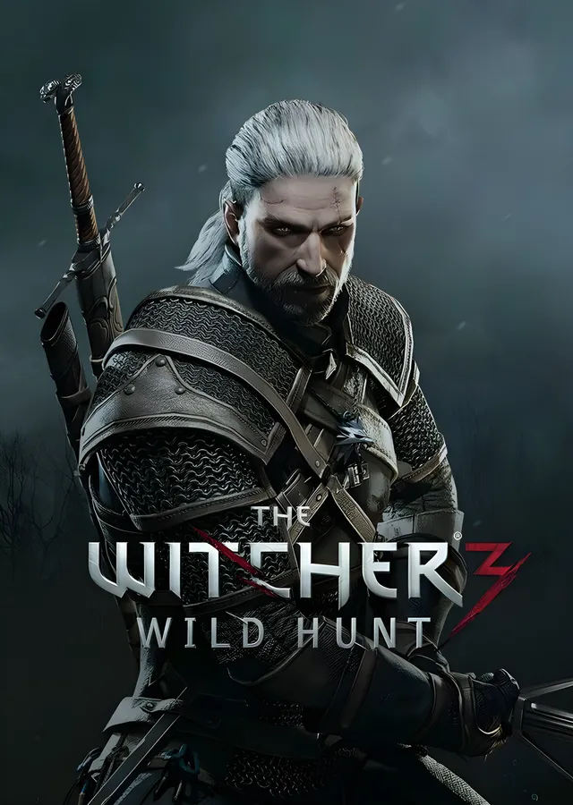 The Witcher 3: Geralt Portre metal tablo