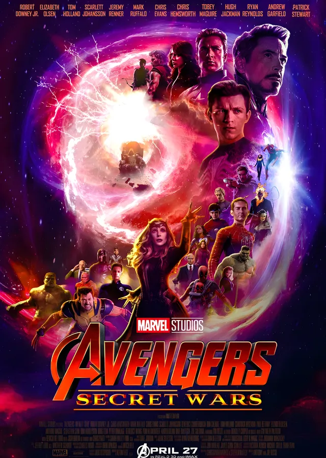 Avengers: Secret Wars - Kahramanlar Girdabı metal tablo