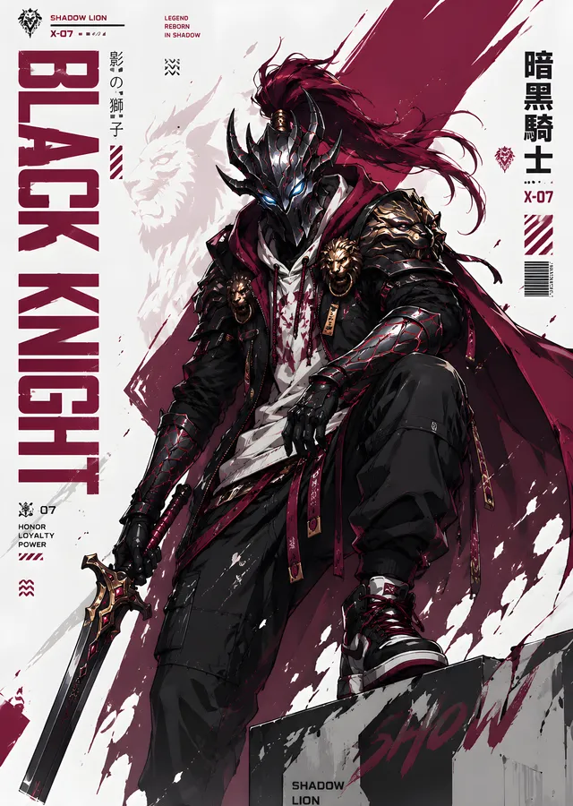 Black Knight metal tablo
