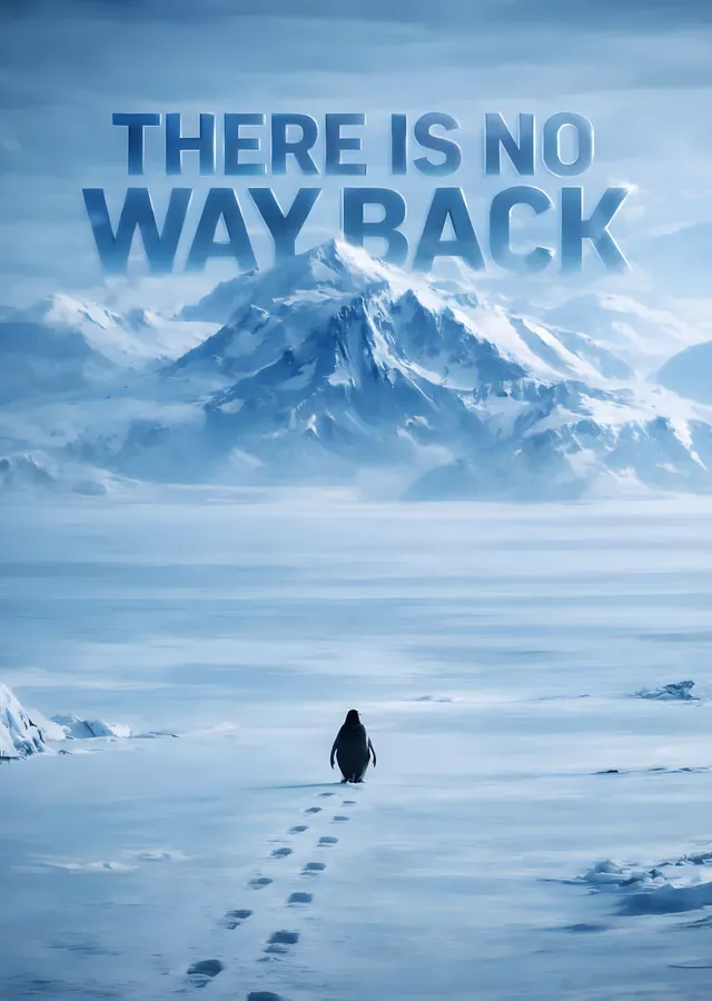 THERE IS NO WAY BACK metal tablo