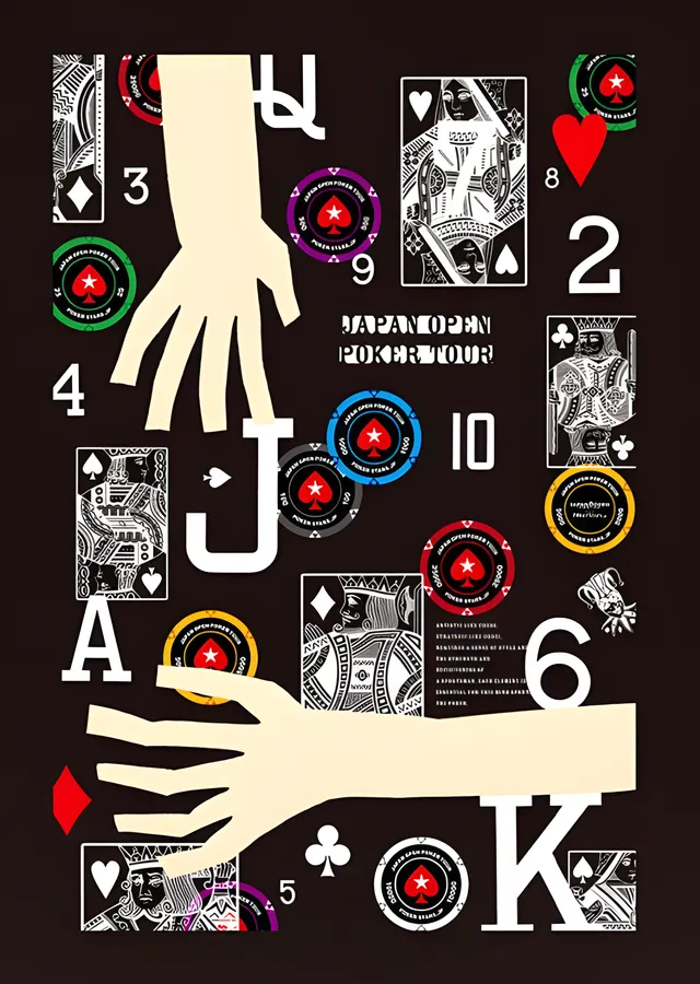 Japan Open Poker Tour metal tablo