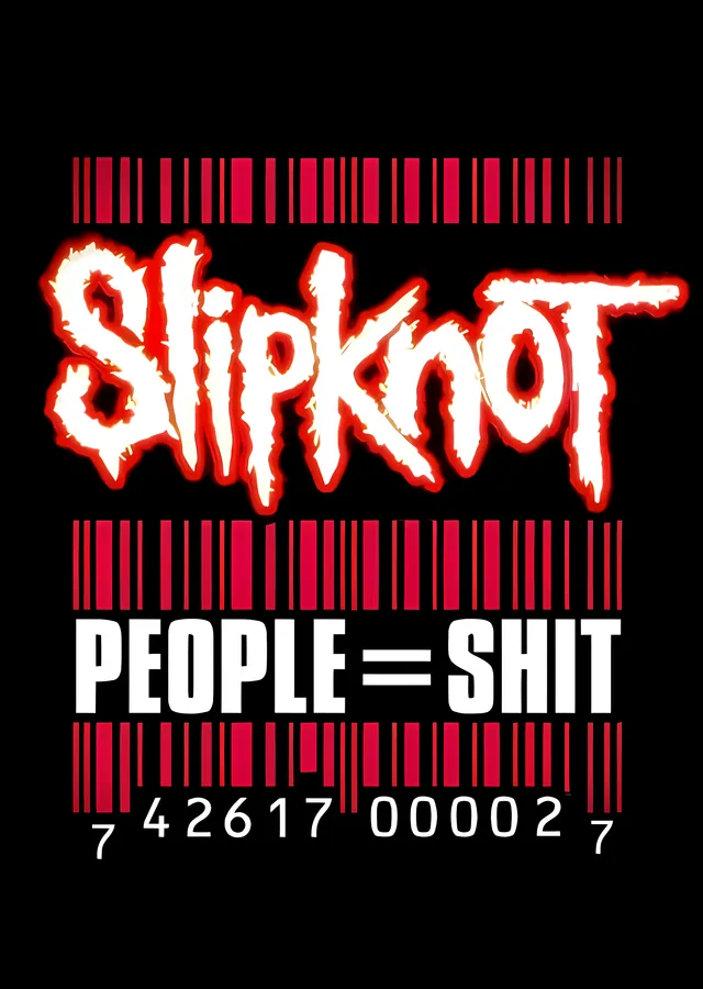 Slipknot: People = Shit metal tablo