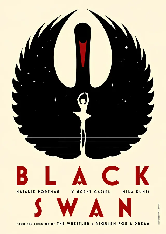 Black Swan: Gölge ve Kuğu metal tablo