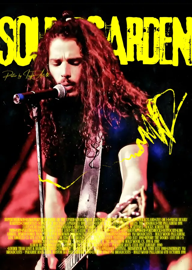 Soundgarden: Chris Cornell metal tablo