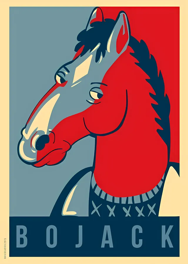 BoJack Horseman: Popüler Dizi Karakteri metal tablo
