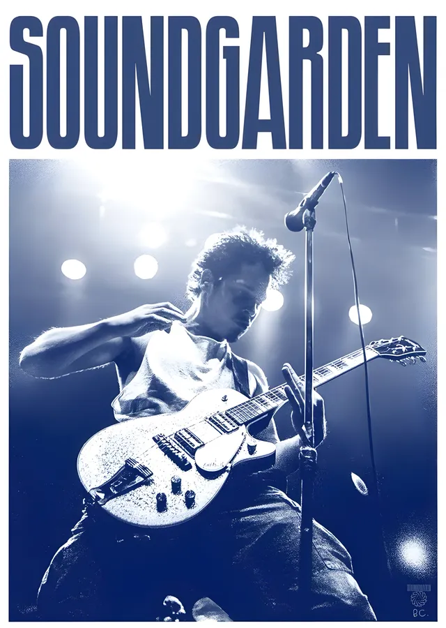 Soundgarden: Mavi Sahne metal tablo
