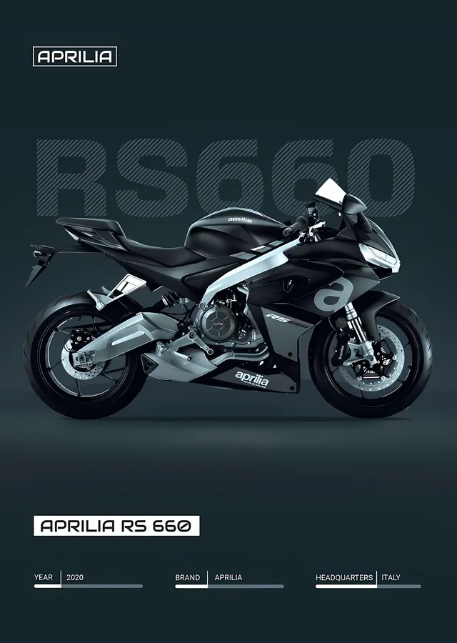 Aprilia RS 660 metal tablo