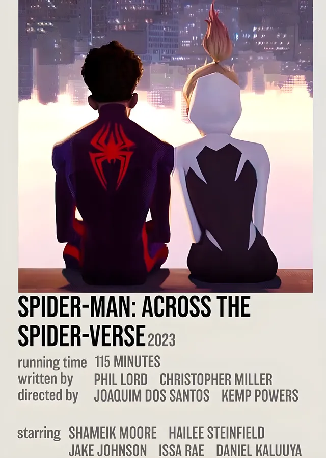 Spider-Man: Across the Spider-Verse metal tablo