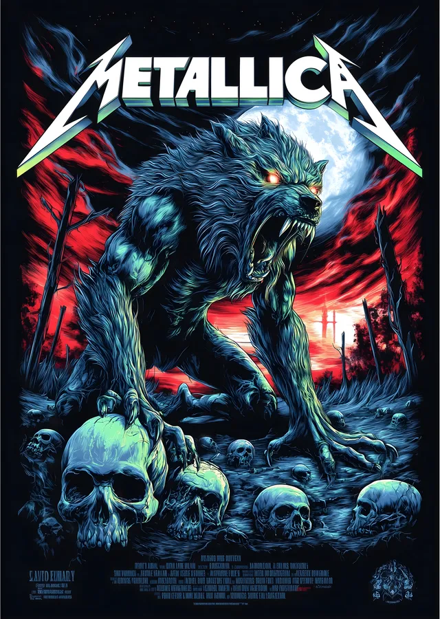Metallica: Kurt Adam metal tablo