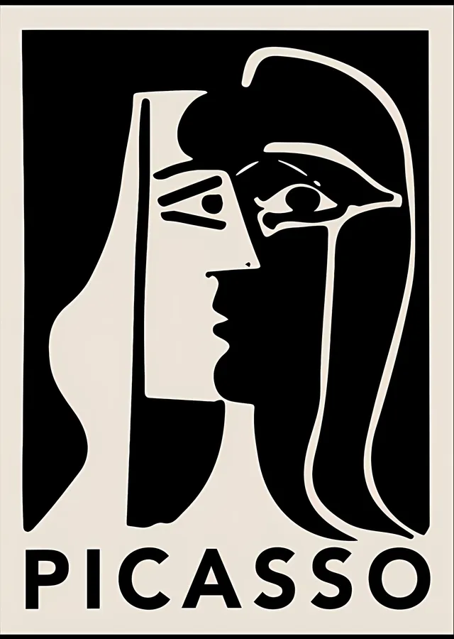 Picasso: İki Yüz metal tablo