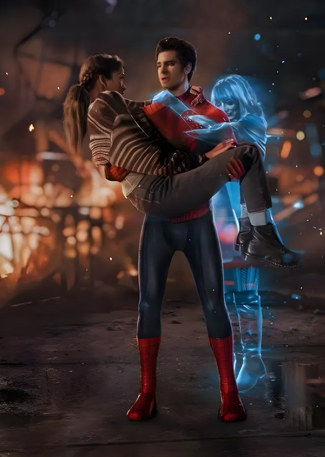 Spider-Man: Kucakta Taşımak metal tablo