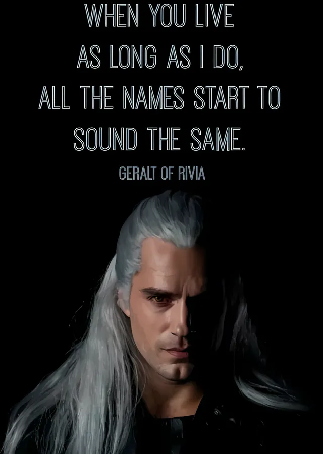 Geralt: Alıntı metal tablo