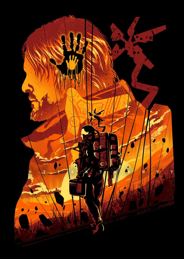 Death Stranding: Sam Porter Bridges metal tablo