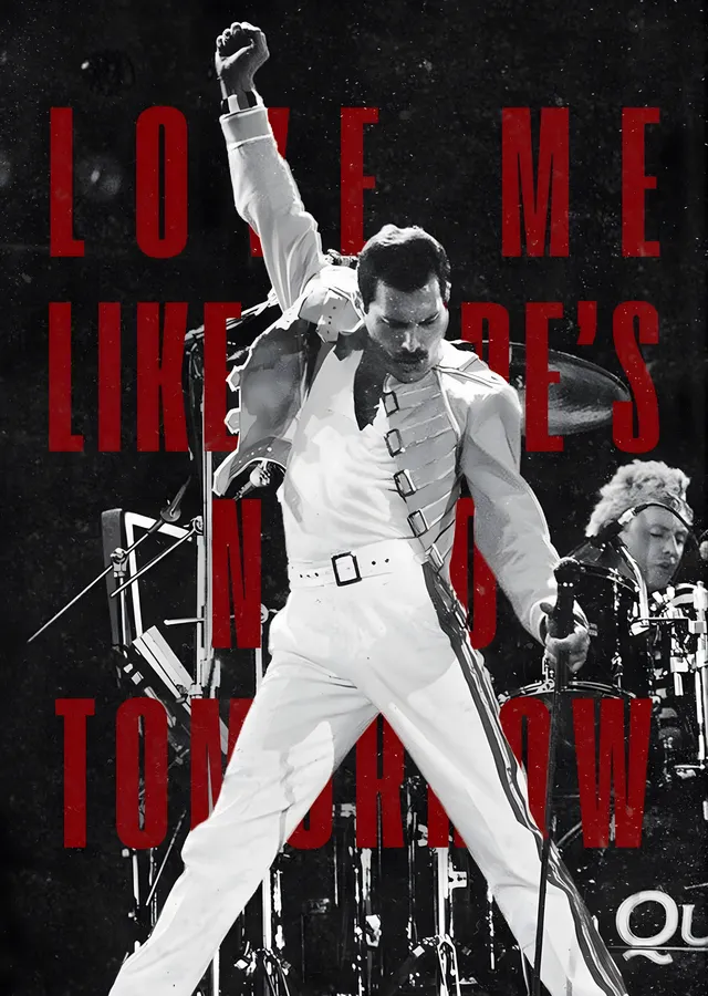 Freddie Mercury: Son Konser metal tablo