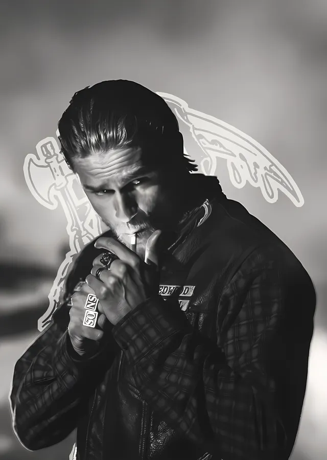 Sons of Anarchy - Jax Teller (Charlie Hunnam) metal tablo