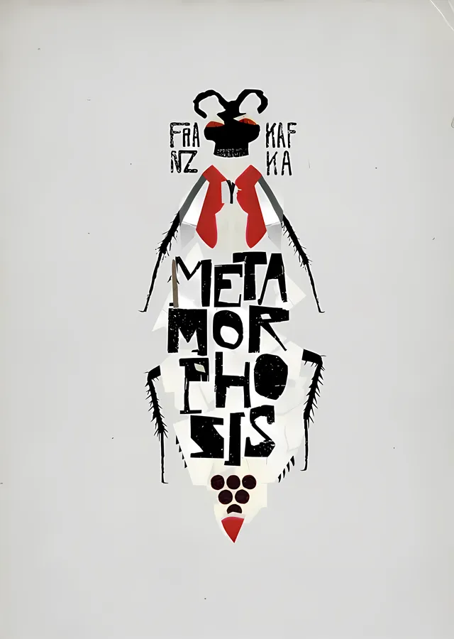 Metamorfoz: Böceğin Dönüşümü metal tablo