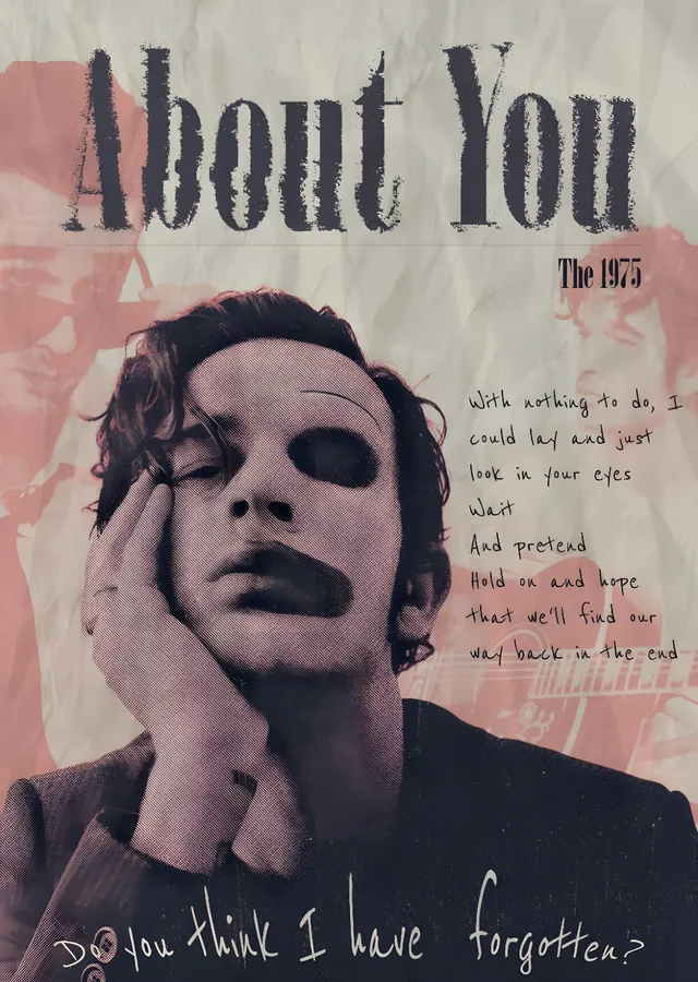 The 1975: About You metal tablo
