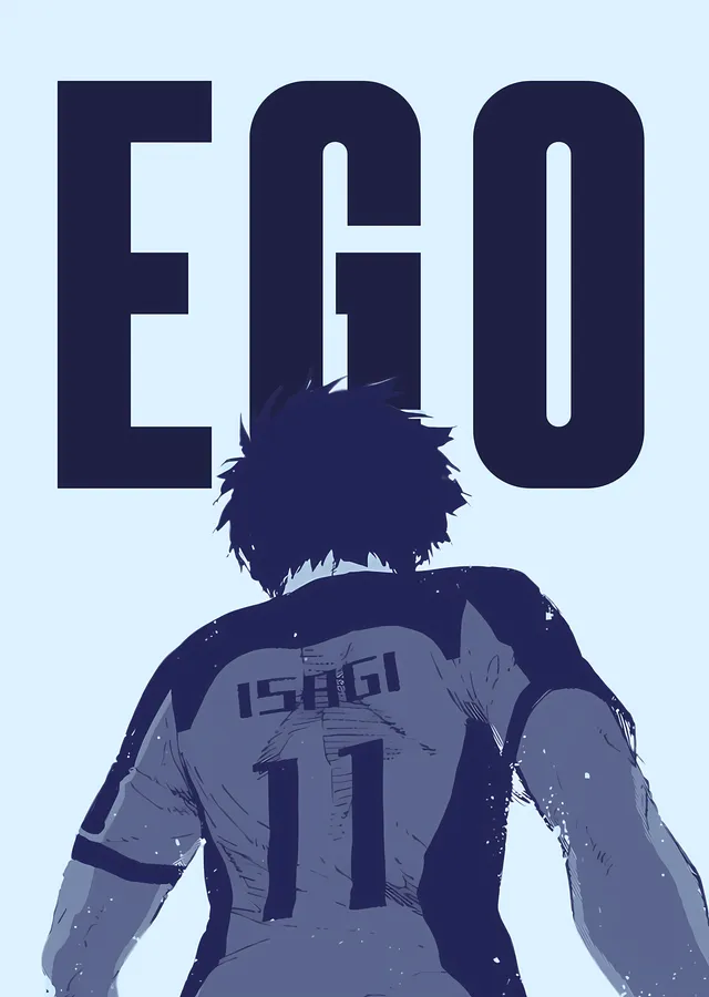 Blue Lock: Ego ve Forvet metal tablo