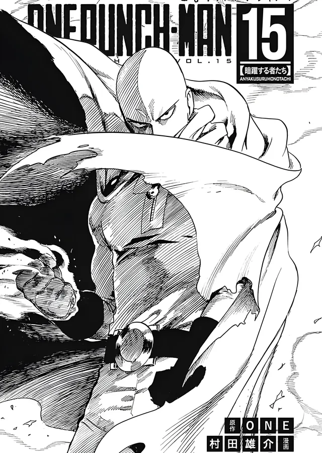 One Punch Man: Manga Kapak metal tablo