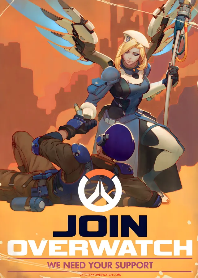 Overwatch: Join Overwatch metal tablo