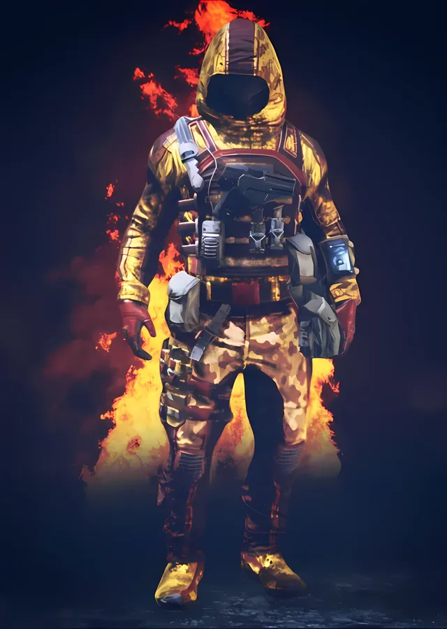 Alevli Astronot metal tablo