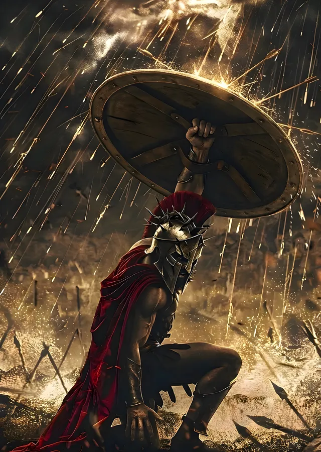 Gladiator: Savaş ve Fırtına metal tablo