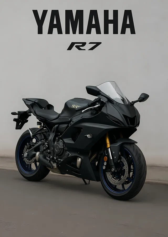 Yamaha R7 metal tablo