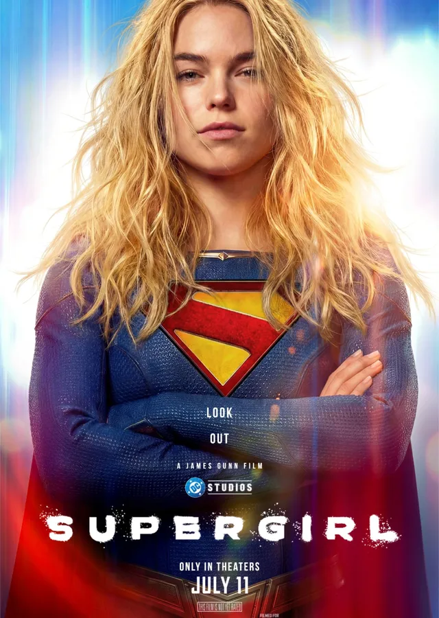 Supergirl - Milly Alcock metal tablo