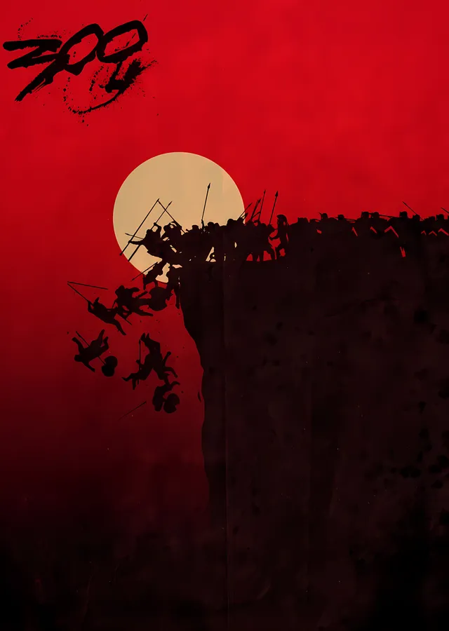 300: Kavgaya Hazırlık metal tablo