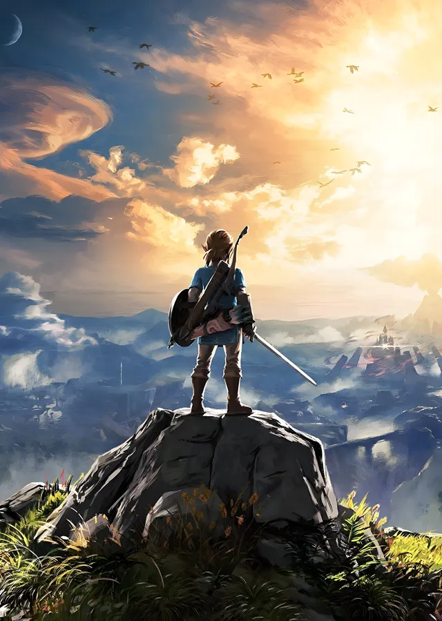 Zelda: Breath of the Wild Manzara metal tablo
