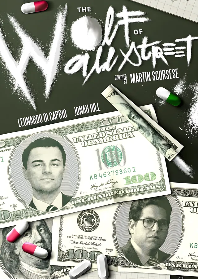 The Wolf of Wall Street - Dolar metal tablo